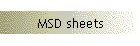 MSD sheet