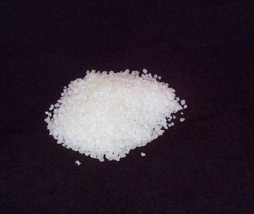 Large, dry, polymer crystals