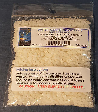 10 lbs Medium Water Absorbing Polymer Crystals Soil Moist Cricket Made in USA 